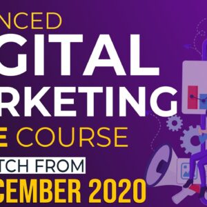 LIVE Digital Marketing 3 Months Course | Starting from 1st December 2020 | WsCube Tech