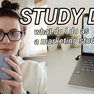 A REAL DAY IN MY LIFE | study day as a marketing student