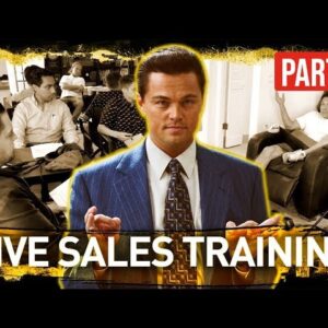 Live Sales Training with Jordan Belfort - MUST WATCH