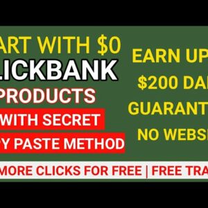 Make Money Online | Promote Clickbank Product For Free | Clickbank Affiliate Marketing