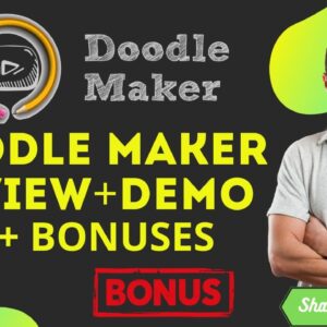 Doodle Maker BEST BONUS - FULL DEMO & Review - Software Bonus - Paul Ponna doodlemaker review