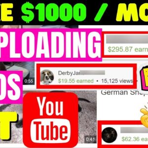 Make Money Re Uploading Youtube Videos | How To Make Money Online 2021 [Make $1000 Per Month]