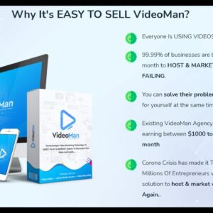 VIDEOMAN OTO Review - 1,2,3,4 Upsell links and Coupon + Bonuses below - VIDEOMAN All 4 Upgrades