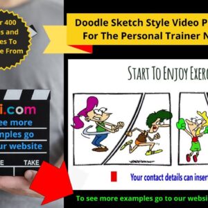 Personal Trainer Video Ad V5 Doodle Sketch Style For Online Marketing & Social Media Lead Generation