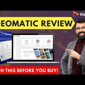 VideoMatic Review 🔥Live Demo 📺  Mass Super Vendor  Back Door Bonuses || A genuine review #videomatic