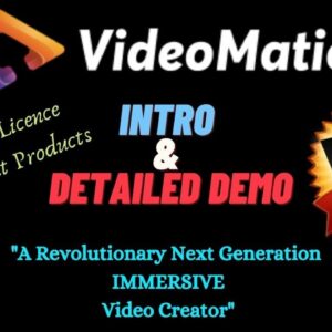 ✌️📹 ‘’VIDEO MATIC’’ Intro & Detailed Demo + 7 FREE Reseller Licence Product + Bonuses 📹🎁🎁🔎