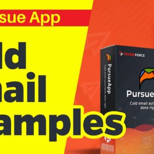 Cold Email Examples | PursueApp Tutorial
