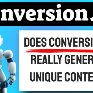 Conversion.ai - Does Conversion.ai Really Generate Unique Content ?
