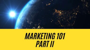 Marketing 101 Part 2