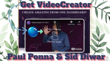 videocreator by paul ponna - reveal all videocreator demo - demonstration by paul ponna, creator