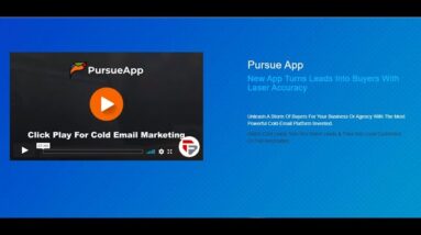 PursueApp Sales Video
