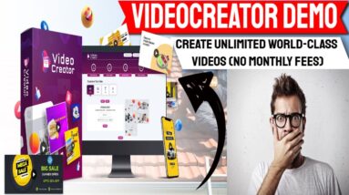 Videocreator Review & Bonus-VideoCreator Dashhboard By paul ponna