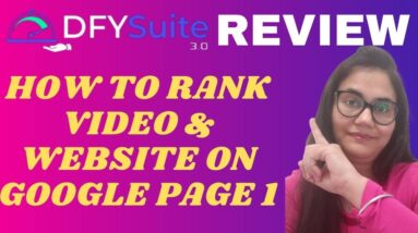 DFY Suite 3.0 Review!!! ⚡ATTENTION⚡ Learn How to RANK Video & website on Google First Page  ⚡!!!