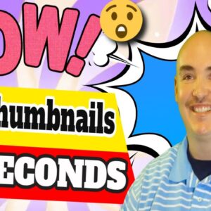 How to create 500 video thumbnails for yive in 30 seconds - Thumbnail Demo Tutorial Training