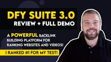 DFY Suite 3.0 Review and Demo | PROOF DFY Suite 3.0 Backlink Building