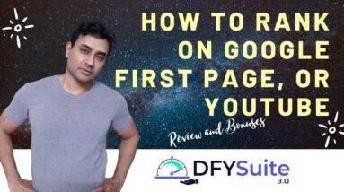 How to rank on google first page 🥇 DFY Suite 3.0 🥇 How to rank Youtube videos on google first page