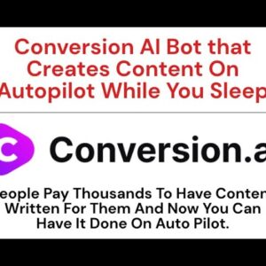 Conversion AI Bot that Creates Content On Autopilot While You Sleep Content Unlimited Demo