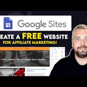 How To Make A Website Free For Affiliate Marketing | Free Website Builder Tutorial