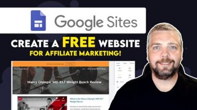 How To Make A Website Free For Affiliate Marketing | Free Website Builder Tutorial