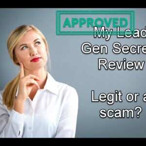 My Lead Gen Secret Review - Legit or a Scam?