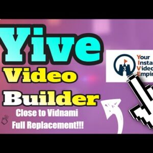 Yive Video Builder -One Time Fee! Close Vidnami Alternative