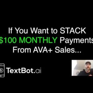 (NEW FOR AVA+ USERS) Setting Yourself Up to Make UNLIMITED $100 Monthly Payments On AVA+ Sales!