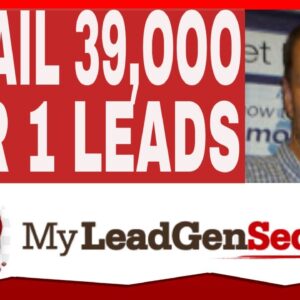 My Lead Gen Secret Review 2021 - PROOF - Email 39,700 TIER 1 LEADS in 1 Minute!!!
