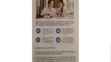 Marketing Boost Vacation Incentive Review