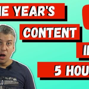 How To Create 1 Year's Worth Of YouTube Content In Less Than 1 Day | Using Speechello On YouTube