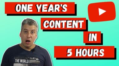 How To Create 1 Year's Worth Of YouTube Content In Less Than 1 Day | Using Speechello On YouTube