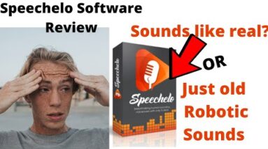Speechelo Software Review - Crappy Robot Voice or Like Real???