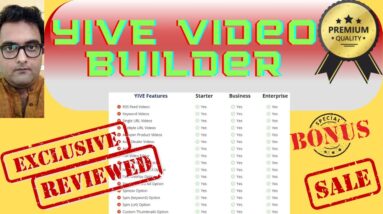 Yive Video Builder Review ✅ Best Vidnami Alternative [Yive Video Builder Lifetime Offer]