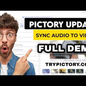 Autosync Voice-Over To ENTIRE Video | Pictory Update [DEMO]