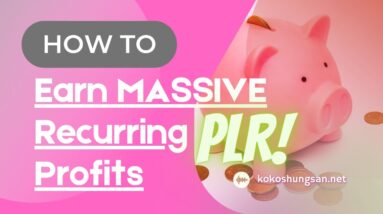 How To Earn MASSIVE Recurring Profits Using Private Label Rights