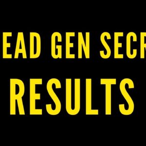 My Lead Gen Secret Result - Must Watch Before Buying!