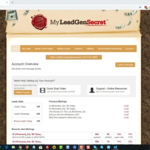 My Lead Gen Secret Review Results 2021, $6,293 in 30 Days!