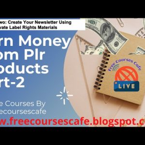 How to earn profit from PLR products part-2 #freecourses #freecoursescafe #earnmoney #plr #earnplr