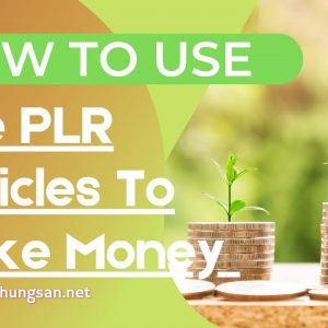 How To Use PLR Articles To Make Money Online and Work From Home