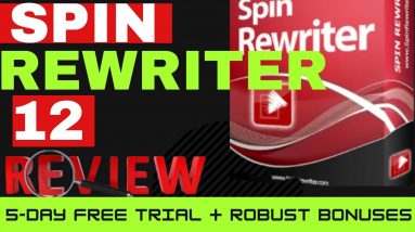 SPIN REWRITER 12 REVIEW | SPIN REWRITER 12 DEMO | HUMAN QUALITY ARTICLES | 5-DAY FREE