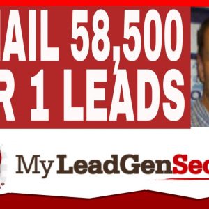 MY LEAD GEN SECRET Review 2021 - PROOF - Email 58,500 TIER 1 LEADS in 1 MINUTE!!!