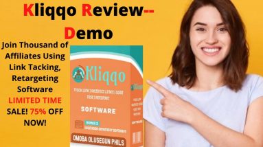 Kliqqo Review--Demo--Join Thousand of Affiliates Using Link Tacking, Retargeting Software.