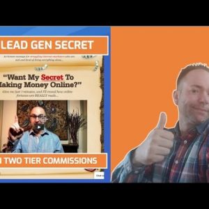 My Lead Gen Secret Earn Two Tier Commissions Review and Update