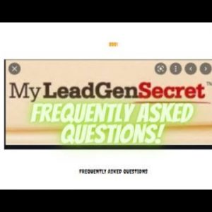 My Lead Gen Sicret - Frequentl Asked Questions?