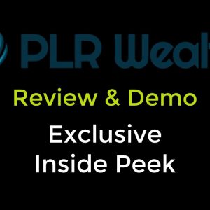 PLR Wealth Training Course Review Demo By Chris Derenberger