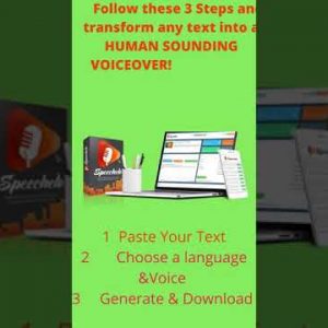 Speechelo Turn Text To Voice With AI Engine #shorts