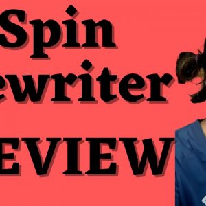 Spin Rewriter Review - YOU WILL LOVE THIS SPINNER - A MUST IF YOU A CONTENT PRODUCER!!!