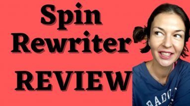 Spin Rewriter Review - YOU WILL LOVE THIS SPINNER - A MUST IF YOU A CONTENT PRODUCER!!!