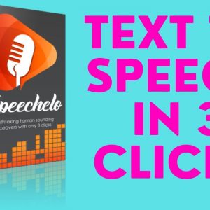 Text To Speech In 3 Clicks | Speechelo | Link in description