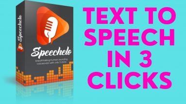 Text To Speech In 3 Clicks | Speechelo | Link in description
