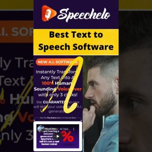 Introducing Speechelo: Instantly Transform Text to 100% Human Sounding Voice #shorts
